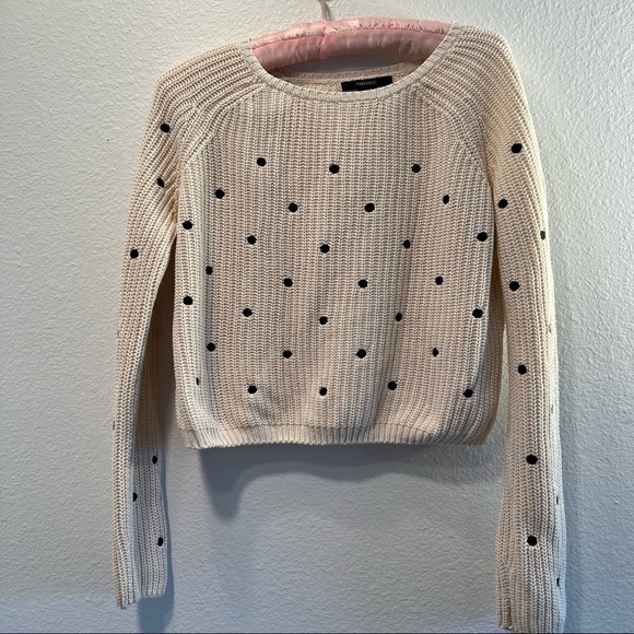 Forever 21 crop sweater top size medium - Picture 2 of 9